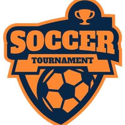 Soccer Tournament league logo template Miniatura