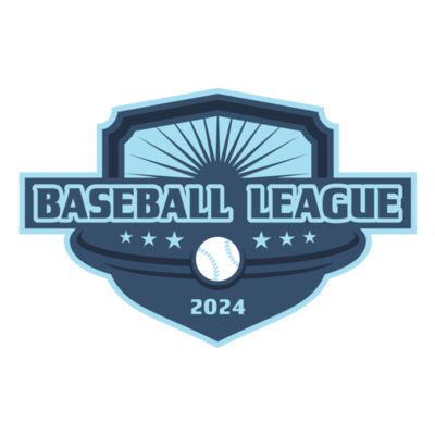 Baseball League Logo 01 Miniatura